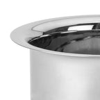 Half Litre Stainless Steel Tope | 500ml Food Grade Steel Cooking Pot with Lid