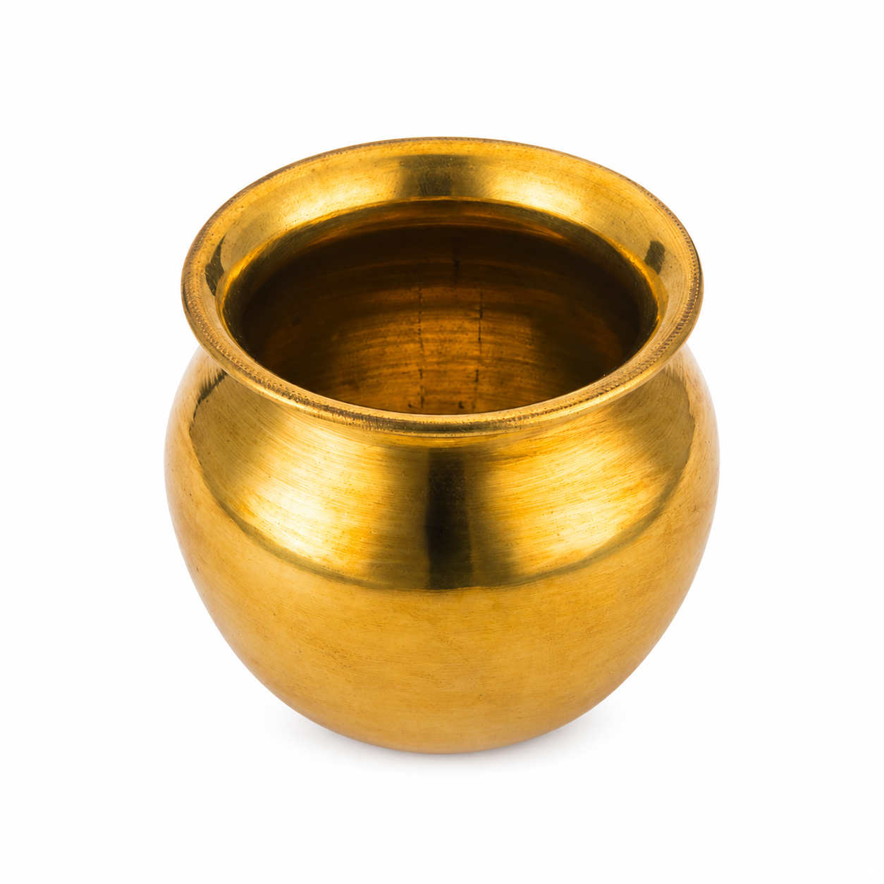 Heavy Brass Pooja Chembu 200ml – Traditional Brass Kalash for Daily Pooja