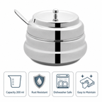 Anga Premium DLX Dwarika Stainless Steel Ghee Cup 200 ml