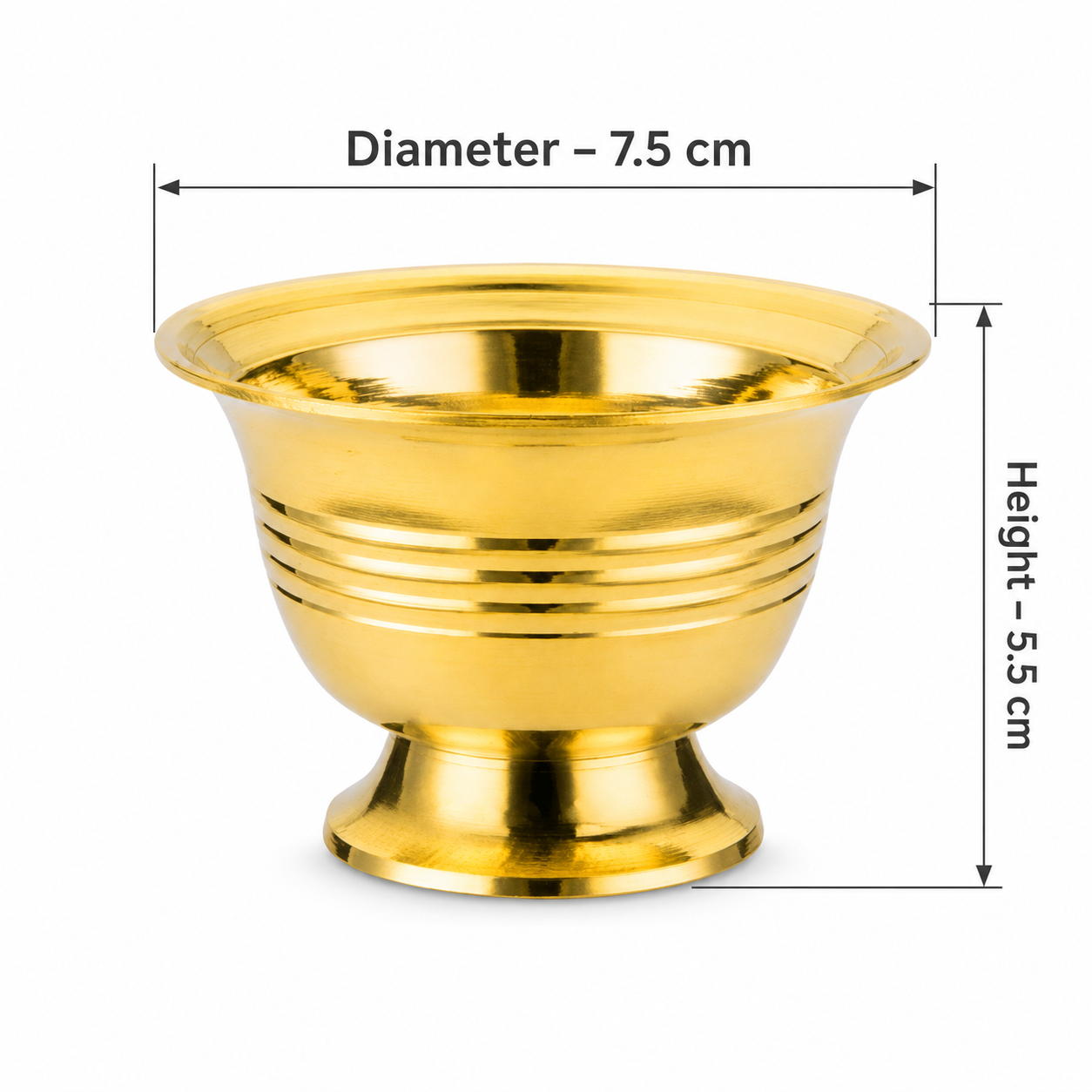 Anga Premium Brass Chandana Payala – Traditional Chandan Bowl for Pooja