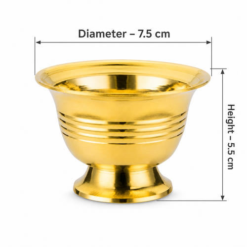 Anga Premium Brass Chandana Payala – Traditional Chandan Bowl for Pooja