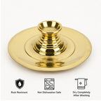 Anga Premium Brass Sooda Thattu No.10 for Camphor Aarti