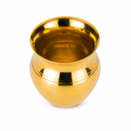 Small Brass Pooja Chembu 50ml | Traditional Brass Kalash for Daily Pooja, Abhishekam & Holy Water | Handmade Indian Puja Vessel | Home Temple & Festival Worship