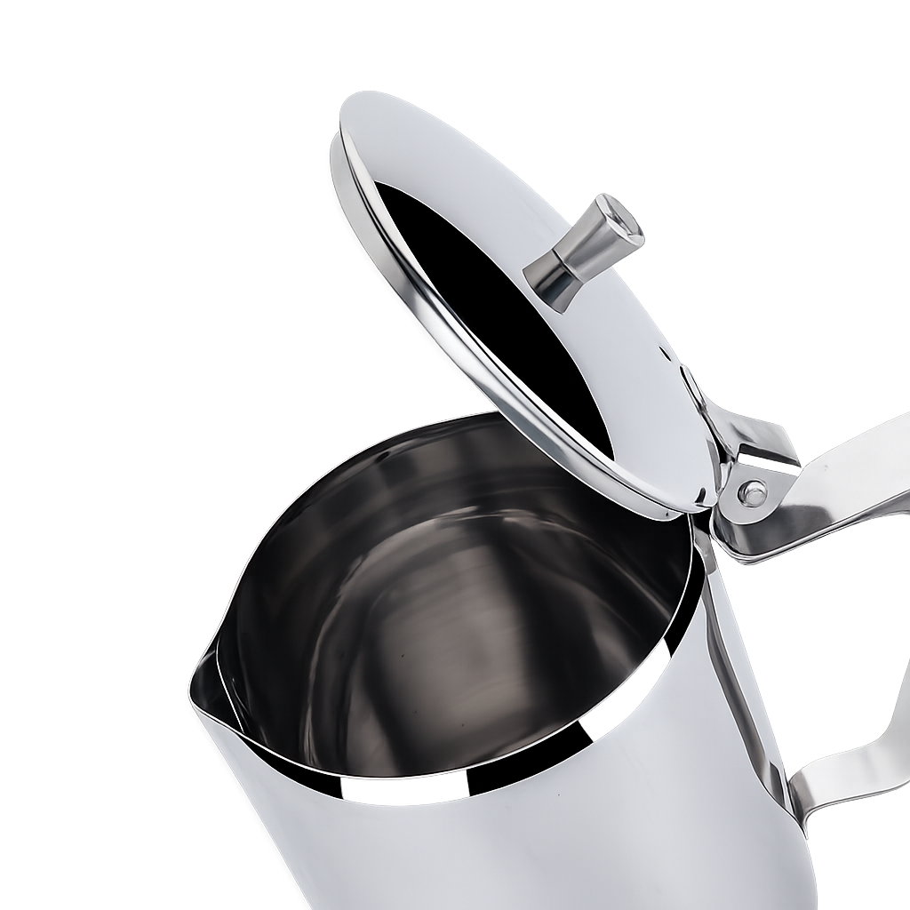 Stainless Steel Coffee Pot 500ml (2 Cups) | Filter Coffee Maker | Tea & Coffee Serving Pot | Food Grade Stainless Steel | Mirror Finish | Durable Kitchen Coffee Pot