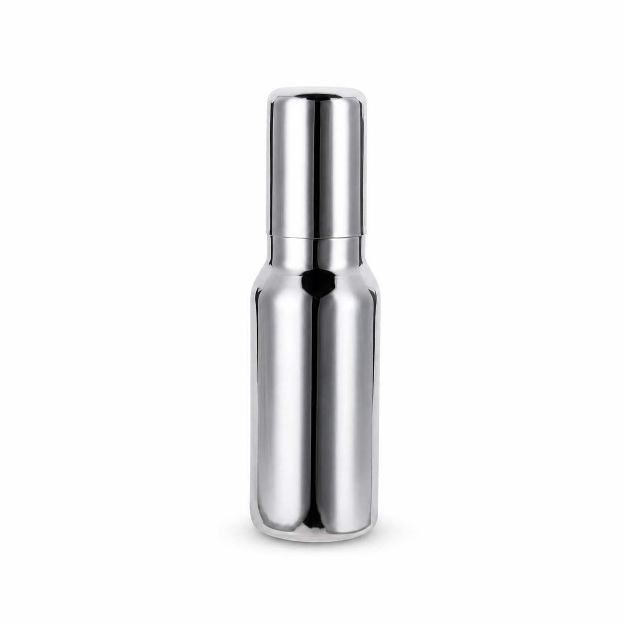 Anga 350 ml stainless steel oil dispenser with a convenient pouring spout. Ideal for cooking oil, ghee, vinegar and dressings. Compact and easy to maintain.