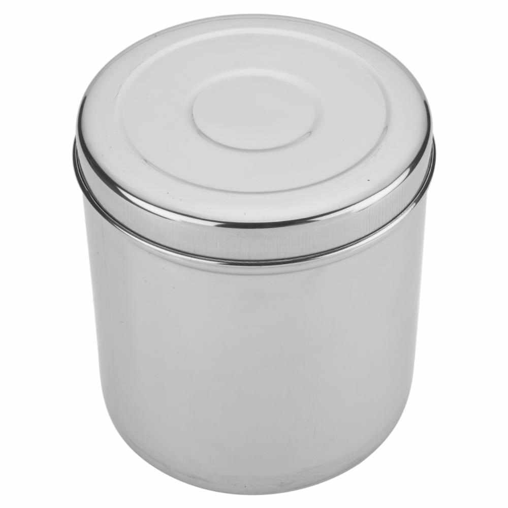Anga Stainless Steel Storage Dabba Container 1 Litre with Lid