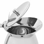 Stainless Steel Water Jug 1.25L | Premium Food Grade Water Pitcher with Handle | Rust Resistant Serving Jug for Home, Kitchen, Dining & Office