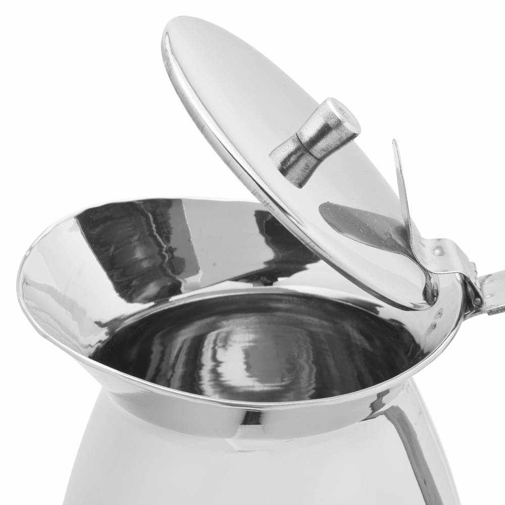 Premium Stainless Steel Water Jug 1.5L with Lid | Heavy Gauge Pitcher