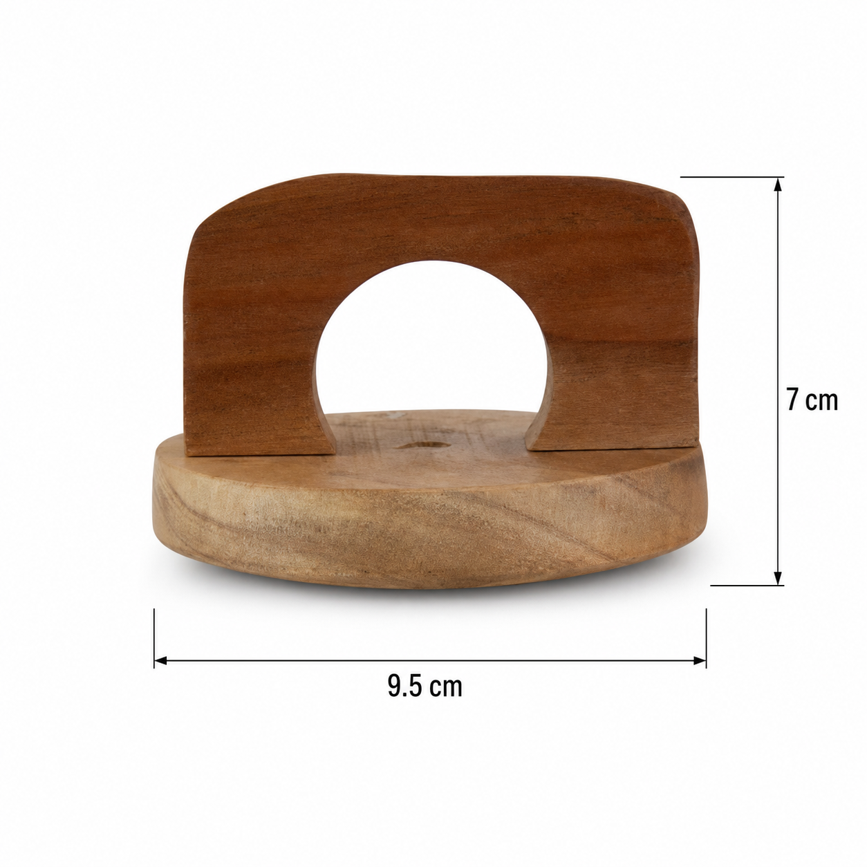 Anga- Wooden Heavy Potato Masher for Pav Bhaji & Vegetables