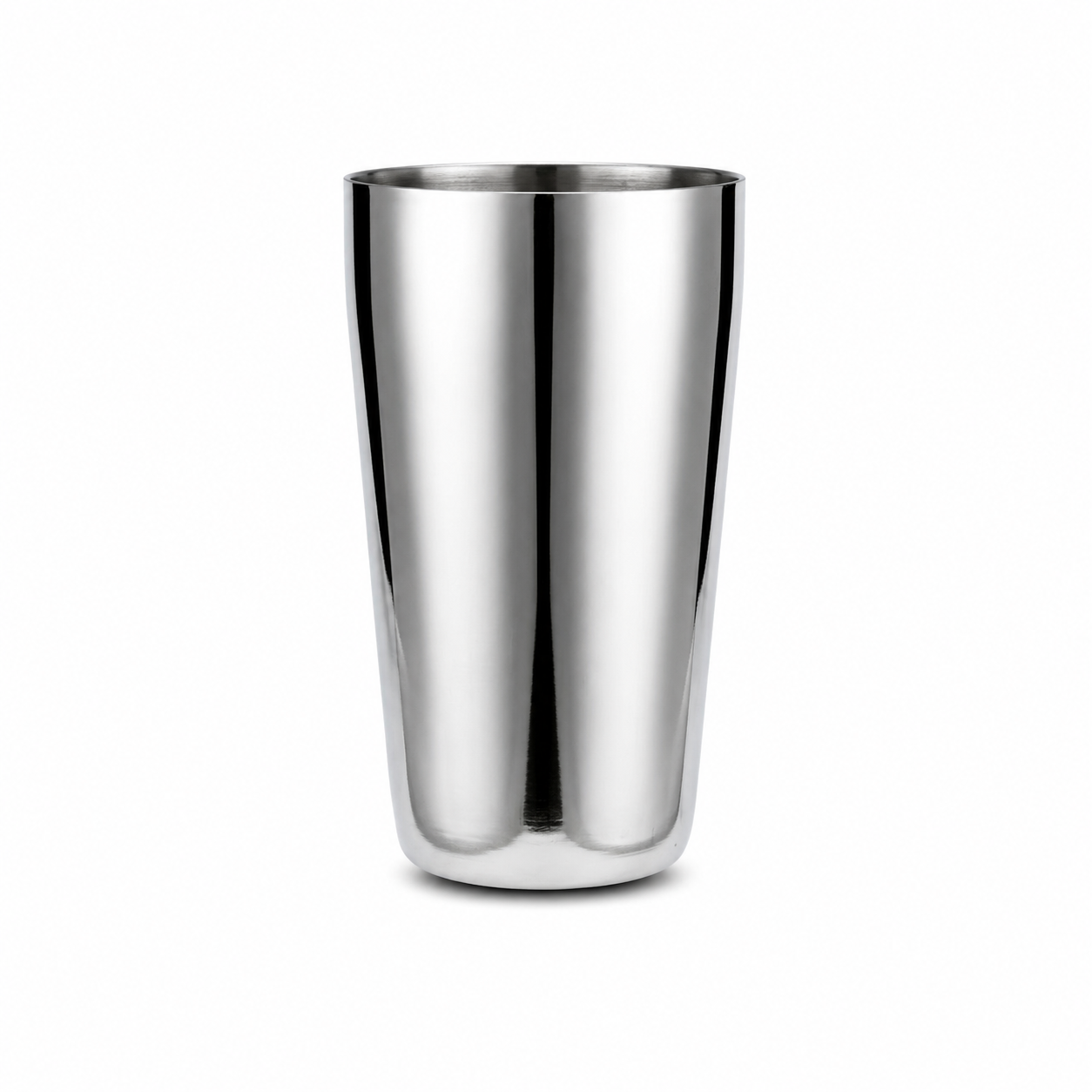 Stainless Steel Tumbler 350 ml Drinking Glass Set of 4 | Food Grade Steel Water Glass | Mirror Finish | Silver