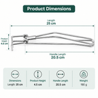 Premium Stainless Steel Vessel Lifter | Kitchen Utensil Lifter | Vessel Holder