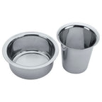 Stainless Steel Coffee Dabara Set – South Indian Filter Coffee Serving Set | Traditional Tumbler & Dabara | Durable, Rust-Proof, Authentic Indian Coffee Experience