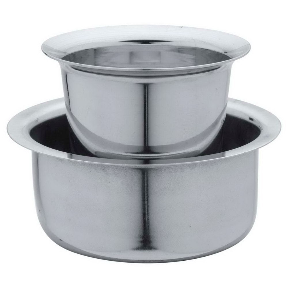 Stainless Steel Coffee Dabara Set – South Indian Filter Coffee Serving Set | Traditional Tumbler & Dabara | Durable, Rust-Proof, Authentic Indian Coffee Experience