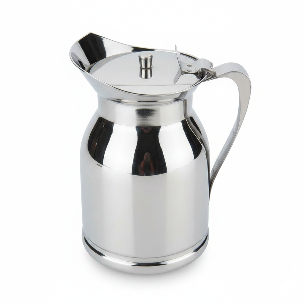Stainless Steel Water Jug 2 Litre with Lid – Premium Serving Jug for Home, Kitchen & Dining