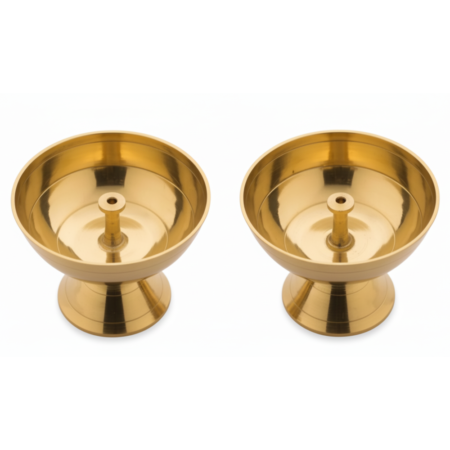 Pure Brass Diya Akhand Deepam Nanda Vilakku